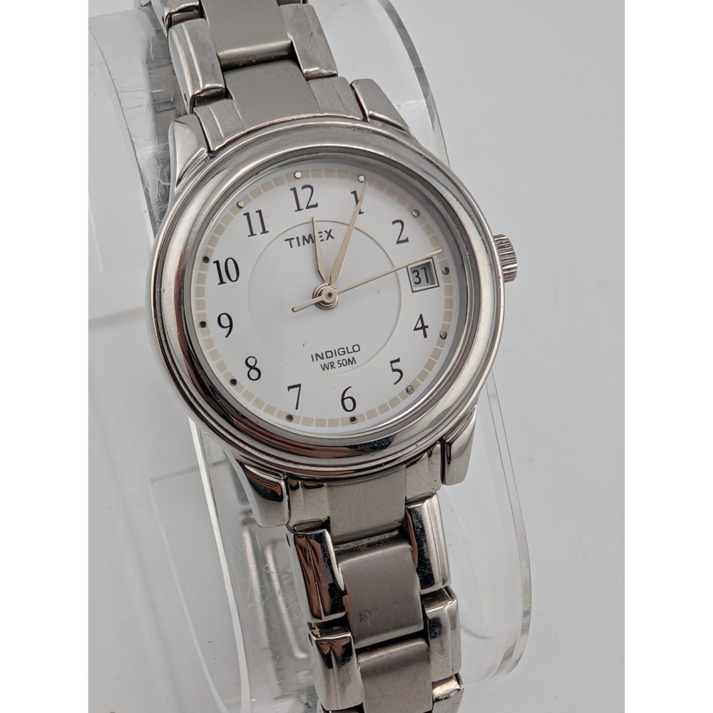 Timex Porter Street Women's Watch 26mm Case 6.25" Band T25771- New Battery